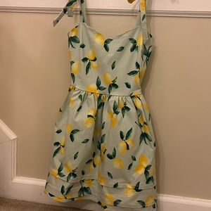 Francesca’s Mini Lemon Dress
